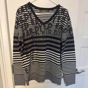 Ed Hardy by Christian Audigier Strapped Pullover Sweater Size XL, NWT